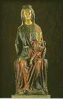Gaillac, Abbatiale St-Michel, Statue de la Vierge a l'enfant (XIVeme)(3)